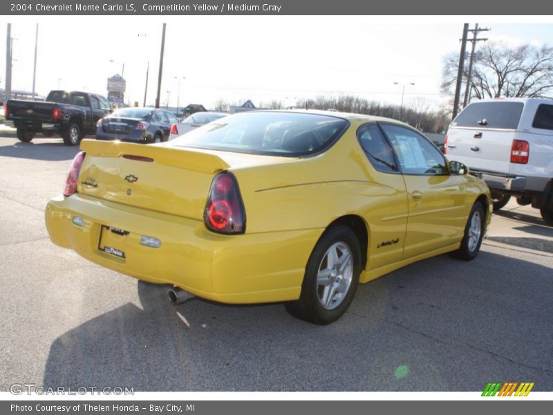 Competition Yellow / Medium Gray 2004 Chevrolet Monte Carlo LS