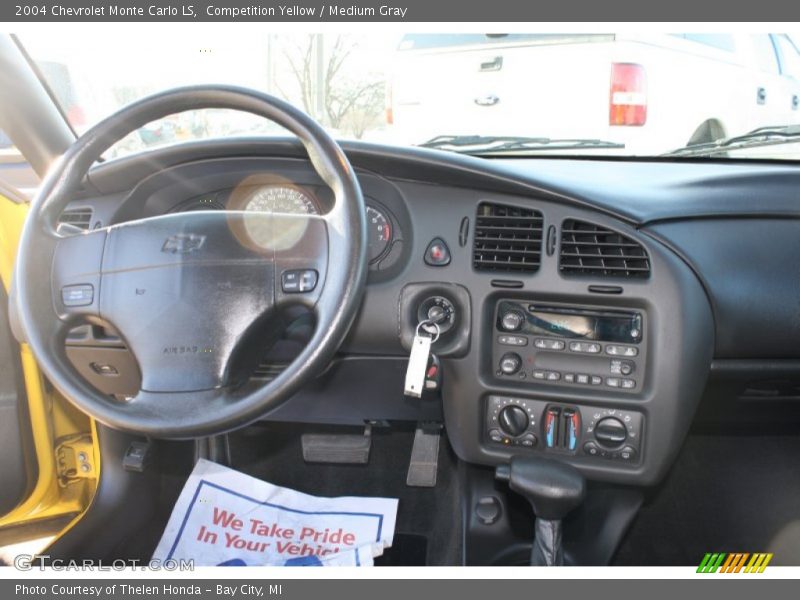 Competition Yellow / Medium Gray 2004 Chevrolet Monte Carlo LS