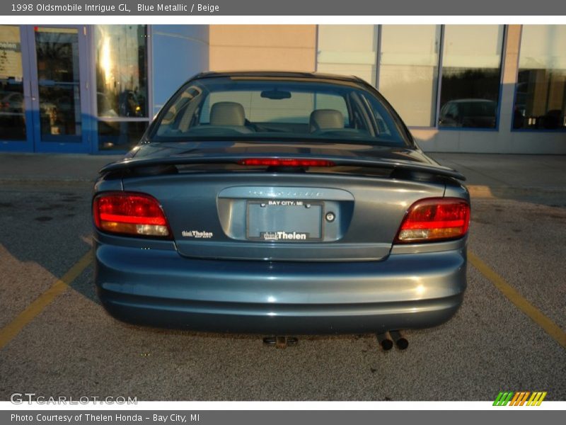 Blue Metallic / Beige 1998 Oldsmobile Intrigue GL