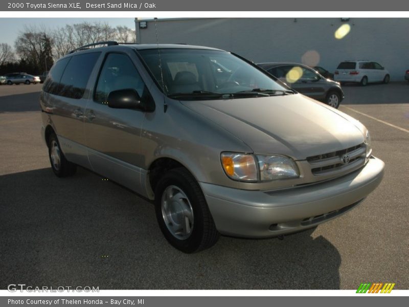 Desert Sand Mica / Oak 2000 Toyota Sienna XLE
