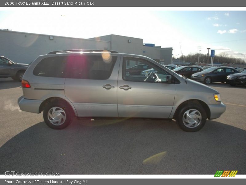 Desert Sand Mica / Oak 2000 Toyota Sienna XLE
