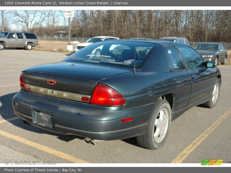 Medium Lichen Green Metallic / Charcoal 1996 Chevrolet Monte Carlo LS