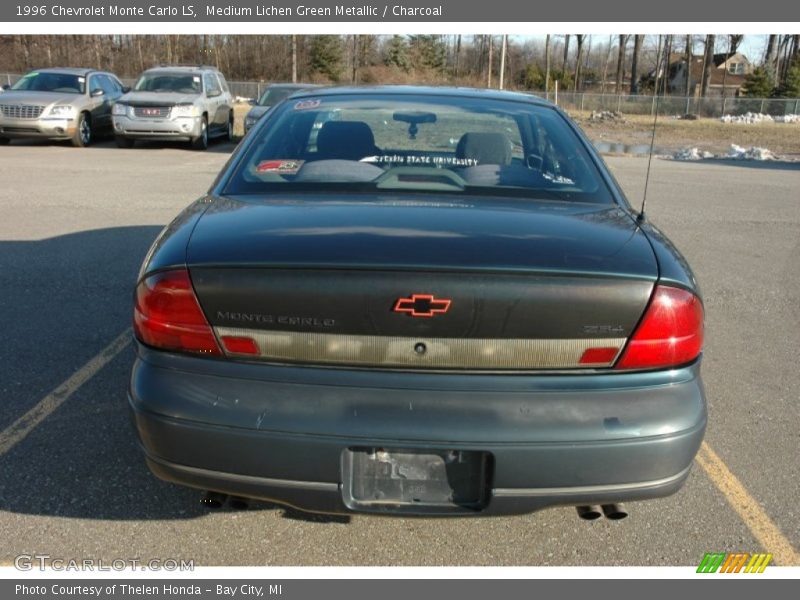 Medium Lichen Green Metallic / Charcoal 1996 Chevrolet Monte Carlo LS