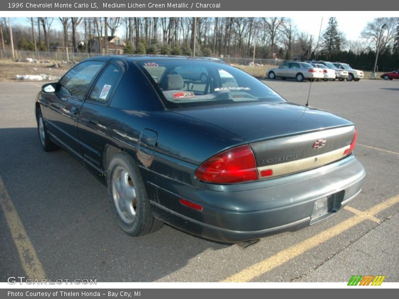 Medium Lichen Green Metallic / Charcoal 1996 Chevrolet Monte Carlo LS