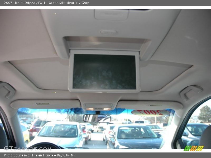 Ocean Mist Metallic / Gray 2007 Honda Odyssey EX-L