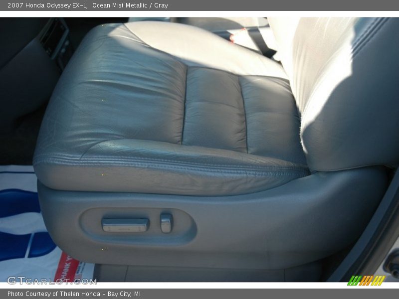 Ocean Mist Metallic / Gray 2007 Honda Odyssey EX-L