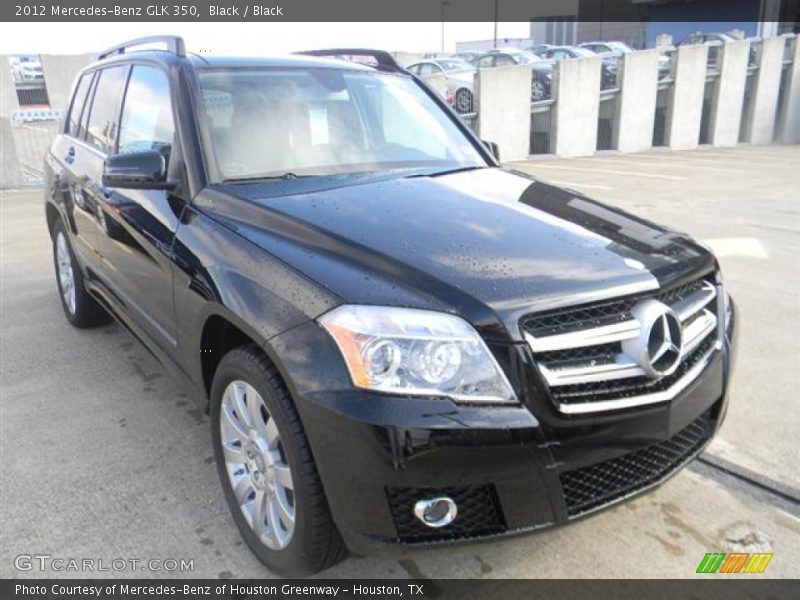 Black / Black 2012 Mercedes-Benz GLK 350