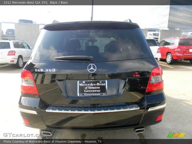 Black / Black 2012 Mercedes-Benz GLK 350