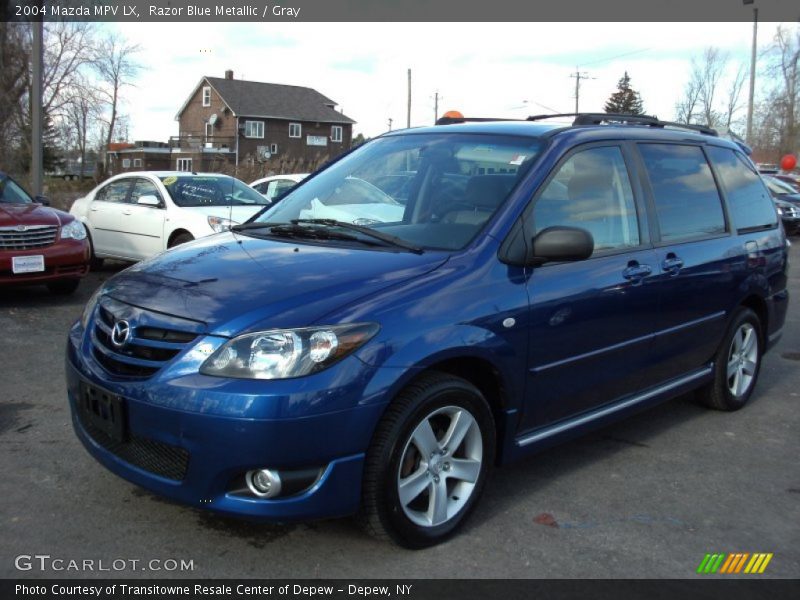Razor Blue Metallic / Gray 2004 Mazda MPV LX