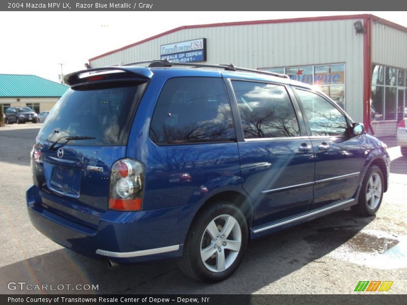 Razor Blue Metallic / Gray 2004 Mazda MPV LX