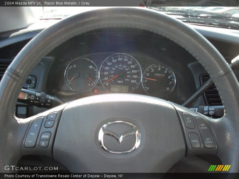 Razor Blue Metallic / Gray 2004 Mazda MPV LX