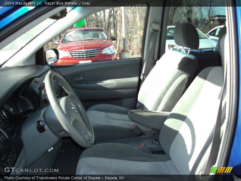 Razor Blue Metallic / Gray 2004 Mazda MPV LX