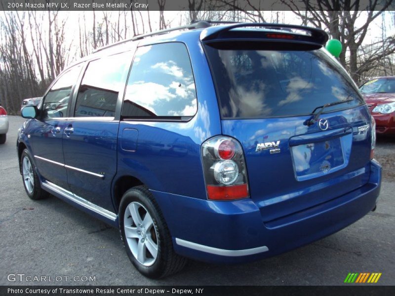 Razor Blue Metallic / Gray 2004 Mazda MPV LX