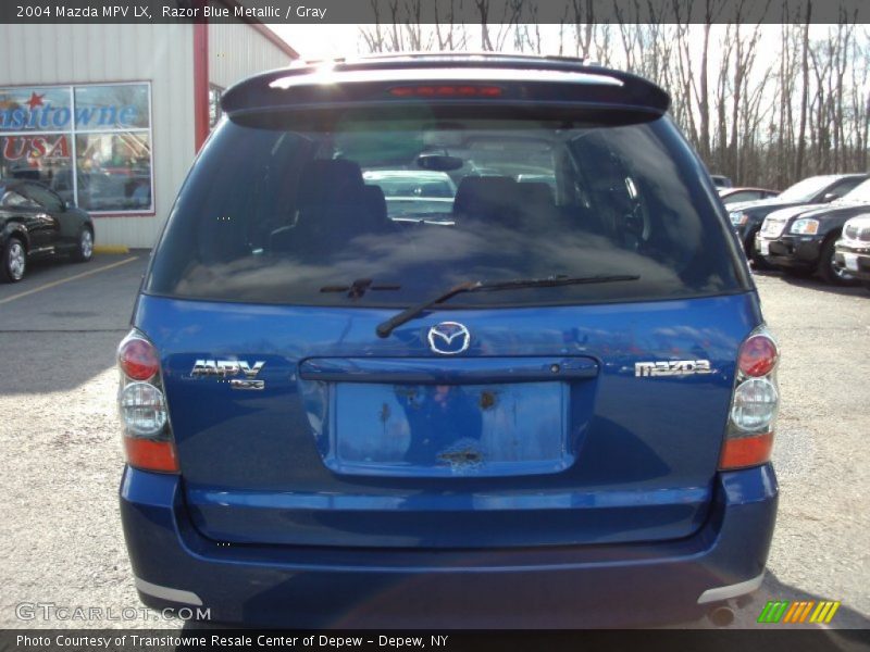 Razor Blue Metallic / Gray 2004 Mazda MPV LX