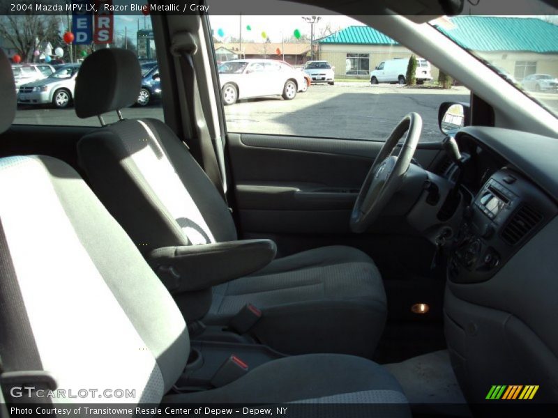 Razor Blue Metallic / Gray 2004 Mazda MPV LX