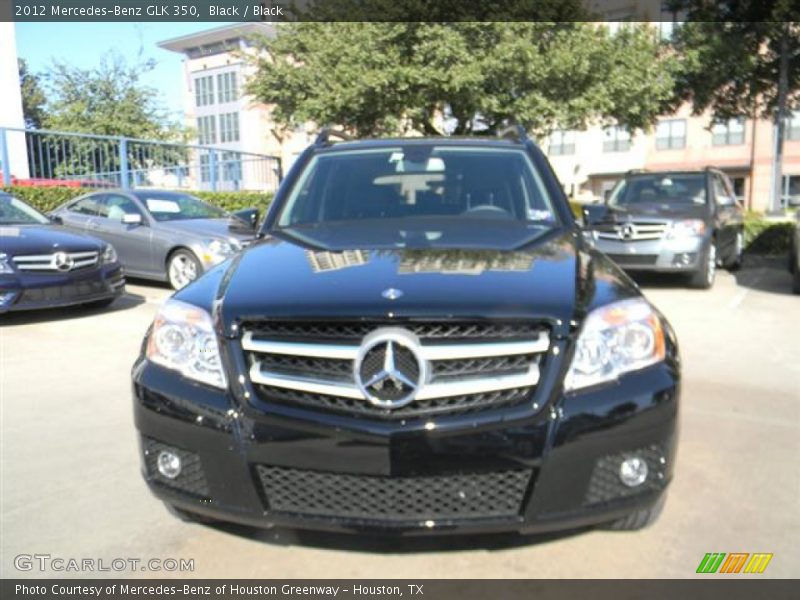 Black / Black 2012 Mercedes-Benz GLK 350
