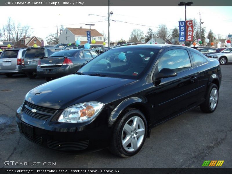 Black / Gray 2007 Chevrolet Cobalt LT Coupe