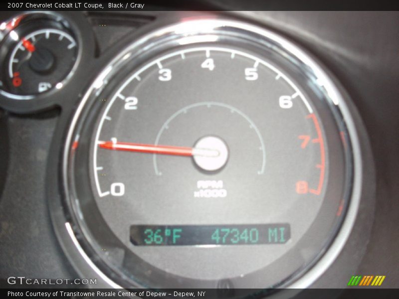 Black / Gray 2007 Chevrolet Cobalt LT Coupe