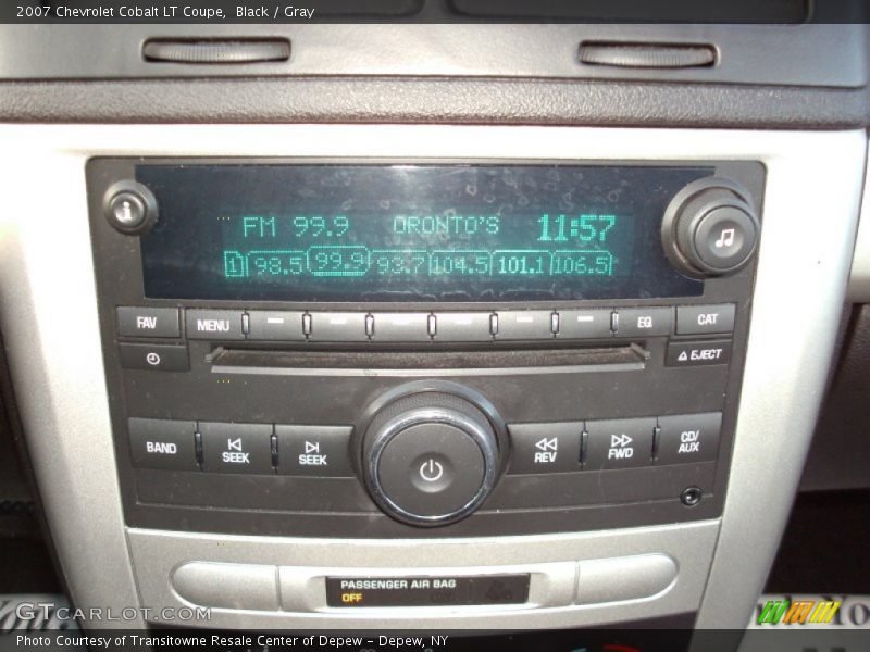 Black / Gray 2007 Chevrolet Cobalt LT Coupe