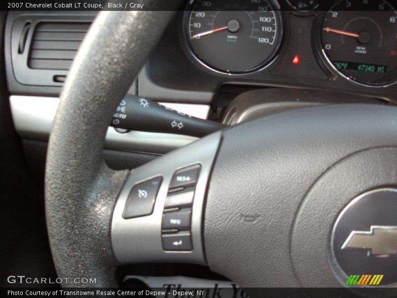 Black / Gray 2007 Chevrolet Cobalt LT Coupe