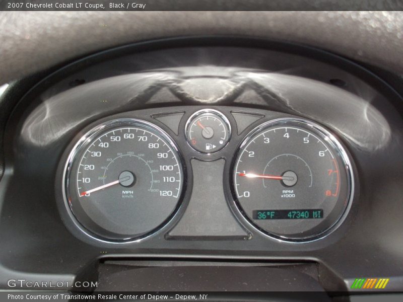 Black / Gray 2007 Chevrolet Cobalt LT Coupe