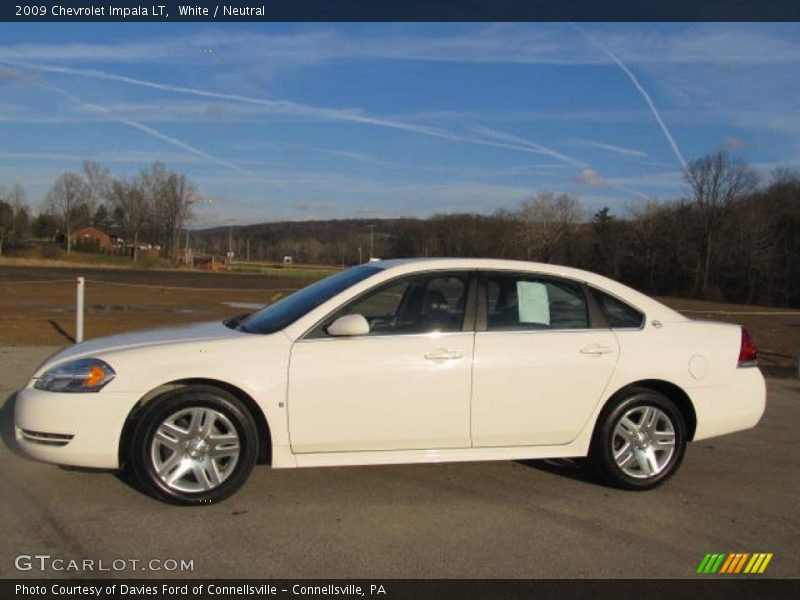 White / Neutral 2009 Chevrolet Impala LT