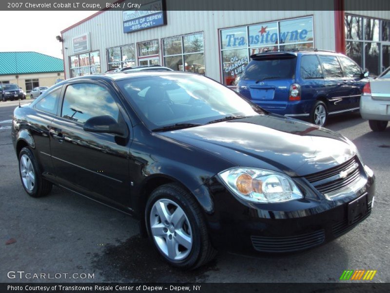 Black / Gray 2007 Chevrolet Cobalt LT Coupe