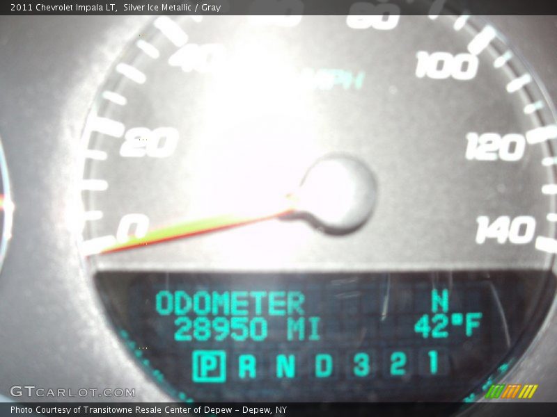 Silver Ice Metallic / Gray 2011 Chevrolet Impala LT