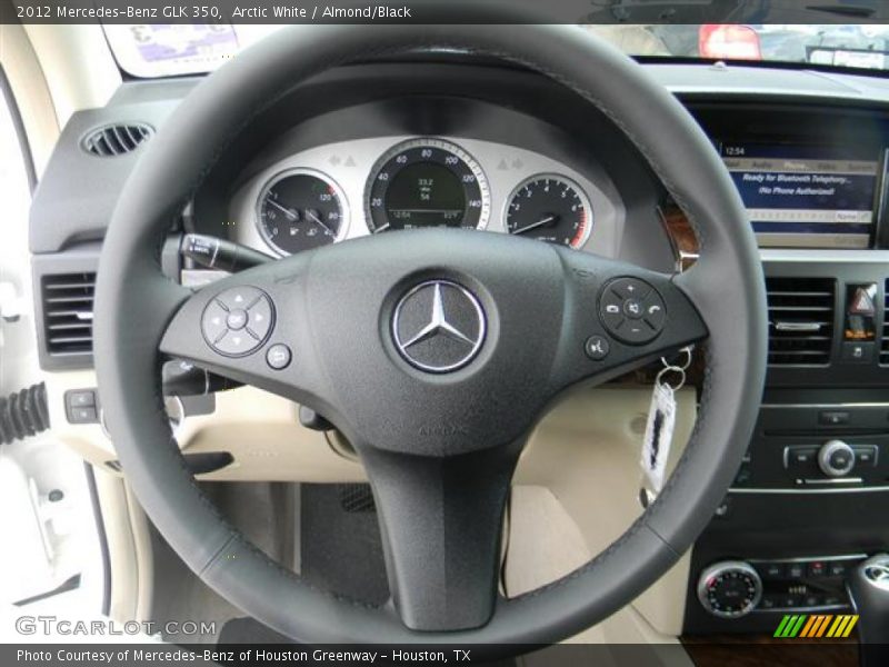 Arctic White / Almond/Black 2012 Mercedes-Benz GLK 350