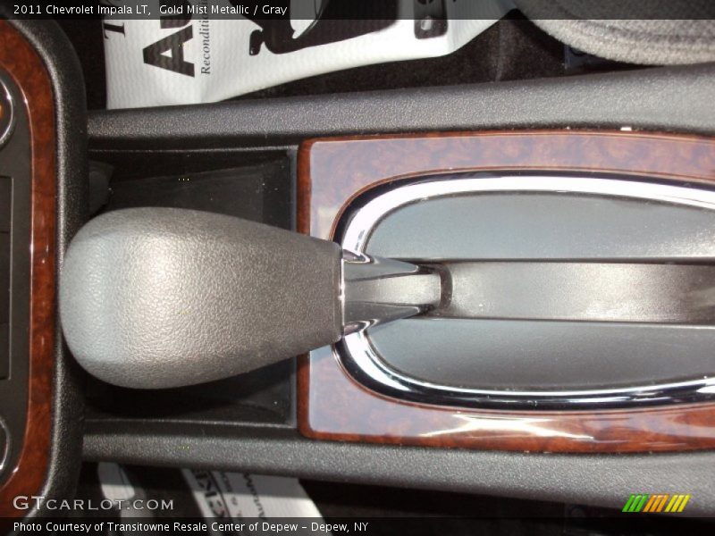 Gold Mist Metallic / Gray 2011 Chevrolet Impala LT