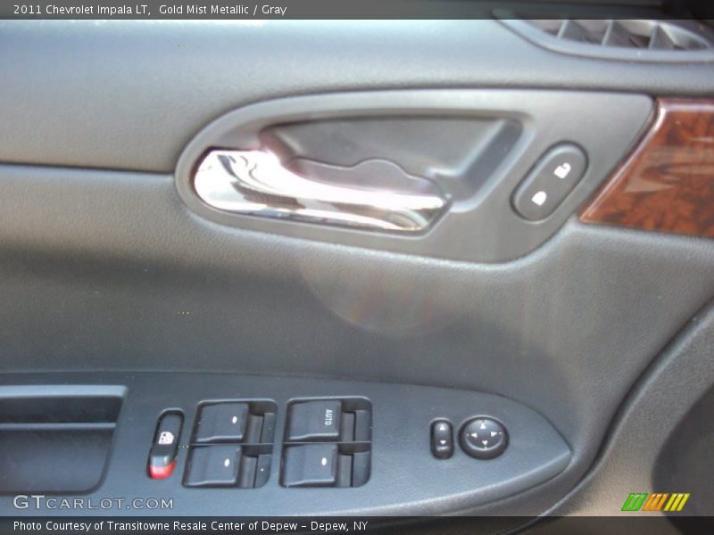 Gold Mist Metallic / Gray 2011 Chevrolet Impala LT