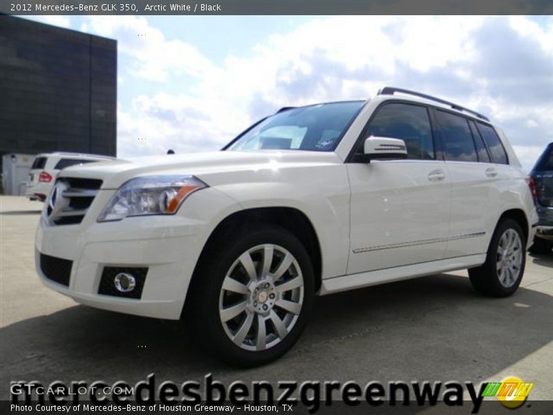 Arctic White / Black 2012 Mercedes-Benz GLK 350