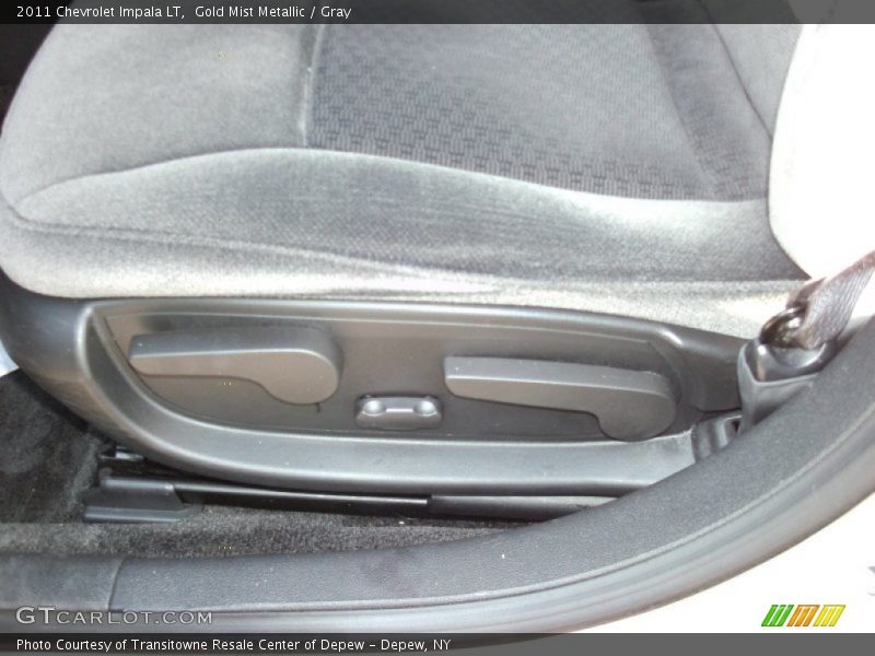 Gold Mist Metallic / Gray 2011 Chevrolet Impala LT