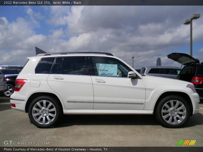 Arctic White / Black 2012 Mercedes-Benz GLK 350