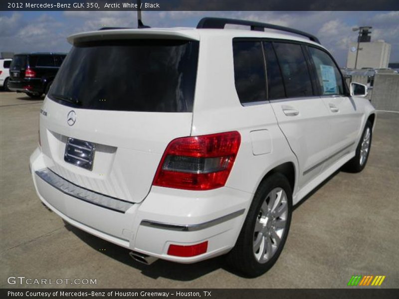 Arctic White / Black 2012 Mercedes-Benz GLK 350