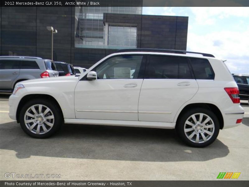 Arctic White / Black 2012 Mercedes-Benz GLK 350