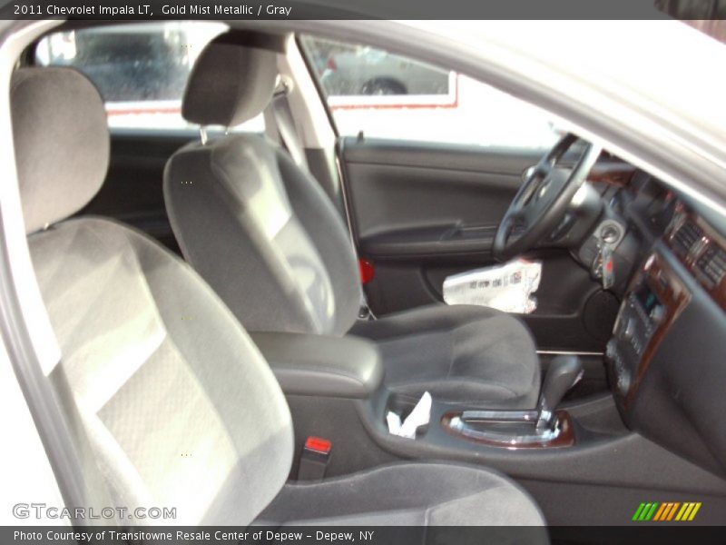 Gold Mist Metallic / Gray 2011 Chevrolet Impala LT