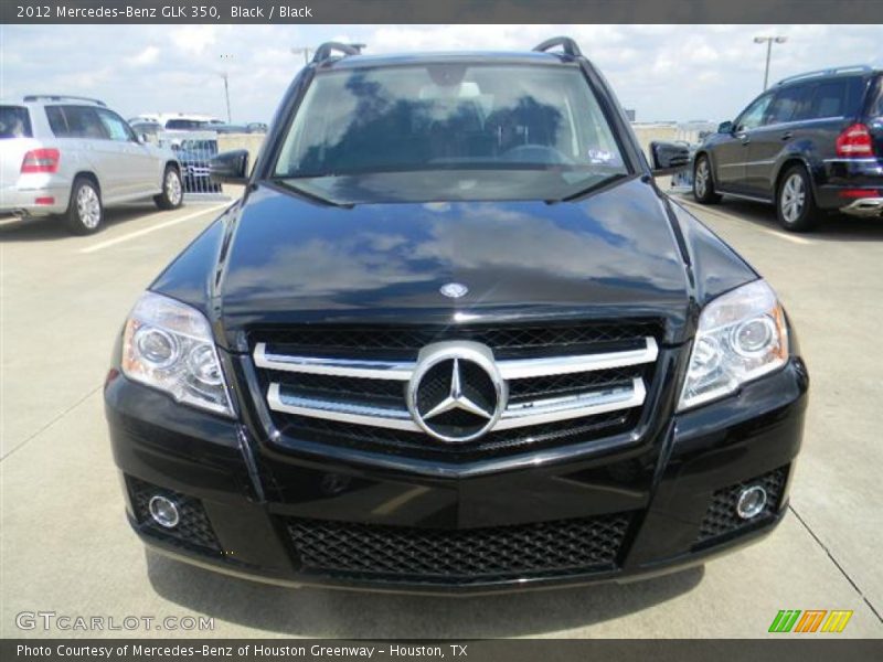 Black / Black 2012 Mercedes-Benz GLK 350