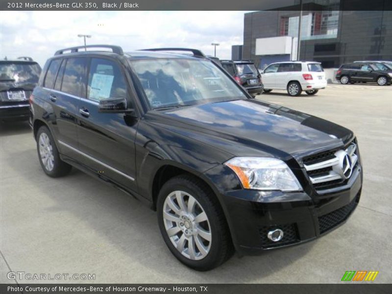 Black / Black 2012 Mercedes-Benz GLK 350