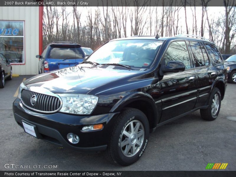 Black Onyx / Gray 2007 Buick Rainier CXL AWD