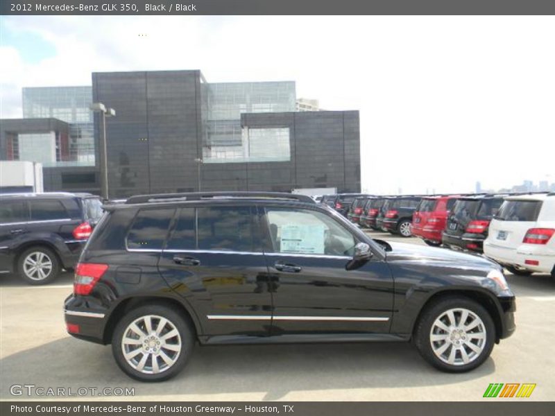 Black / Black 2012 Mercedes-Benz GLK 350