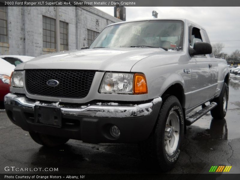 Silver Frost Metallic / Dark Graphite 2003 Ford Ranger XLT SuperCab 4x4