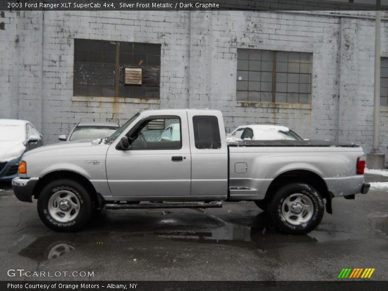 Silver Frost Metallic / Dark Graphite 2003 Ford Ranger XLT SuperCab 4x4