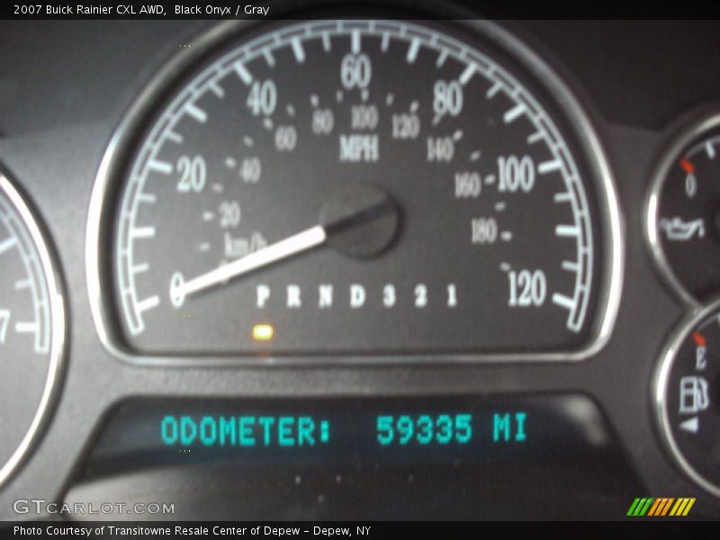 Black Onyx / Gray 2007 Buick Rainier CXL AWD