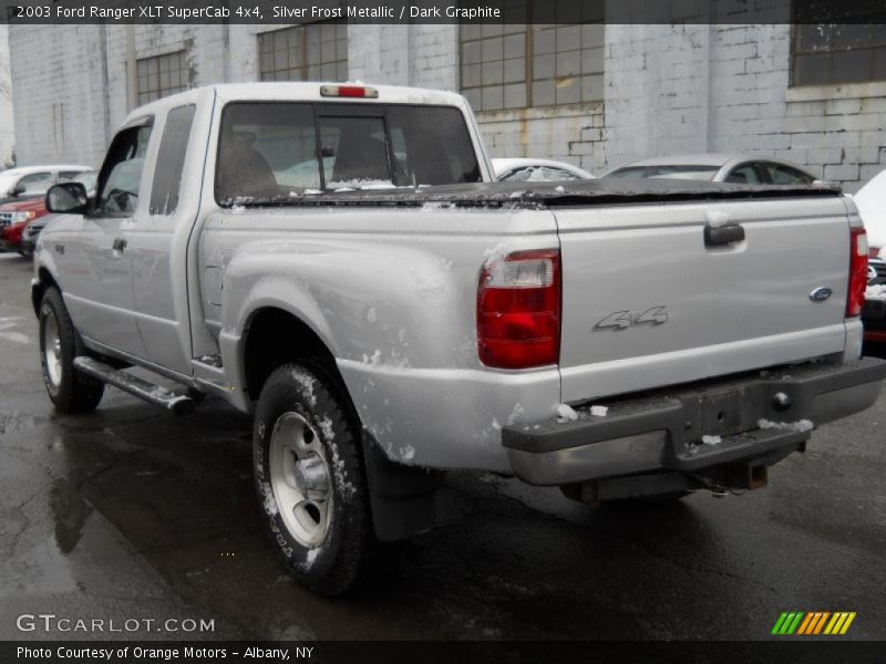 Silver Frost Metallic / Dark Graphite 2003 Ford Ranger XLT SuperCab 4x4