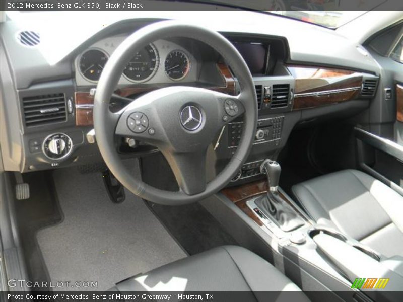 Black / Black 2012 Mercedes-Benz GLK 350