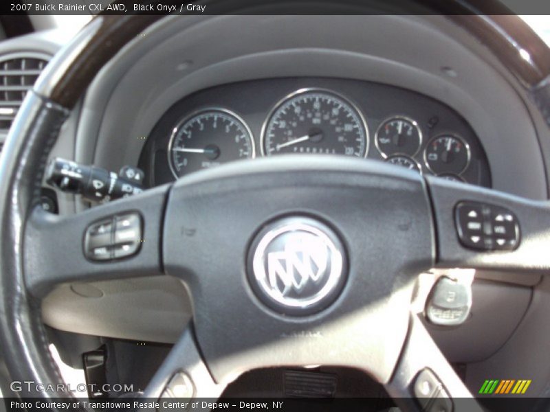 Black Onyx / Gray 2007 Buick Rainier CXL AWD