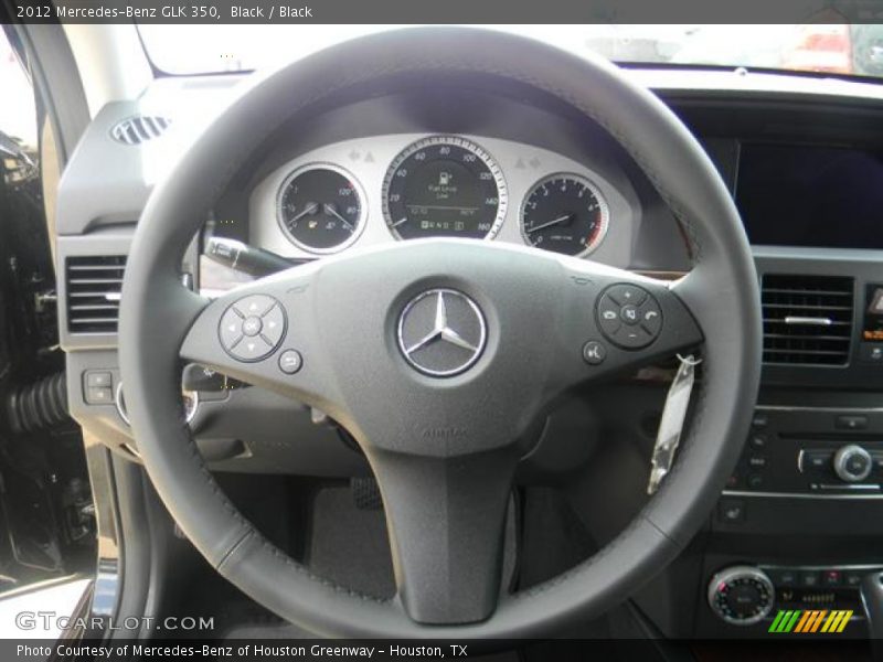 Black / Black 2012 Mercedes-Benz GLK 350