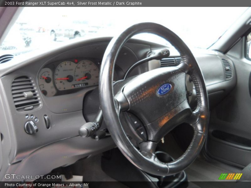 Silver Frost Metallic / Dark Graphite 2003 Ford Ranger XLT SuperCab 4x4
