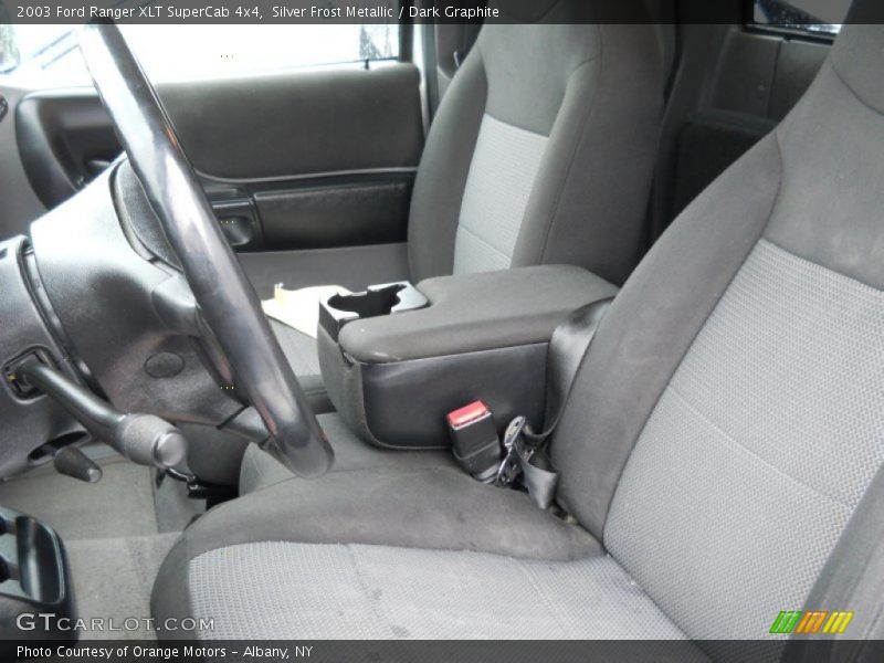 Silver Frost Metallic / Dark Graphite 2003 Ford Ranger XLT SuperCab 4x4